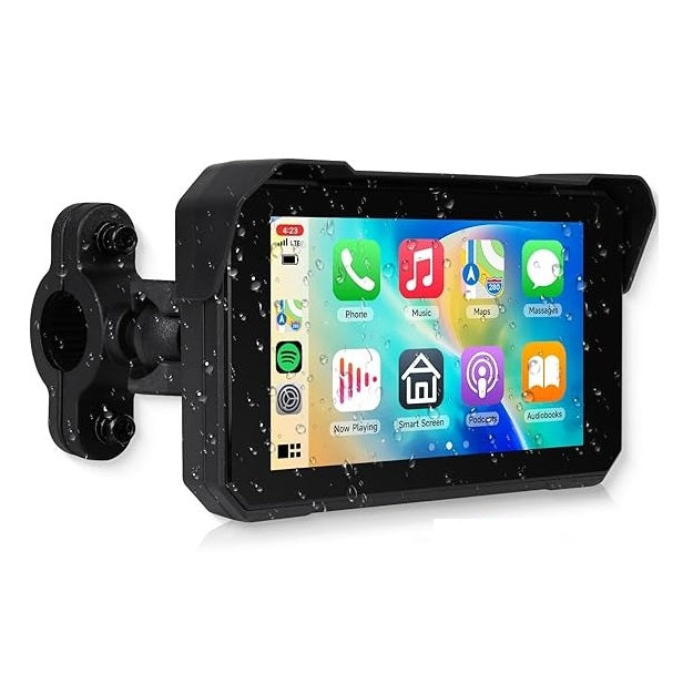 Pantalla 5" Carplay Android para moto