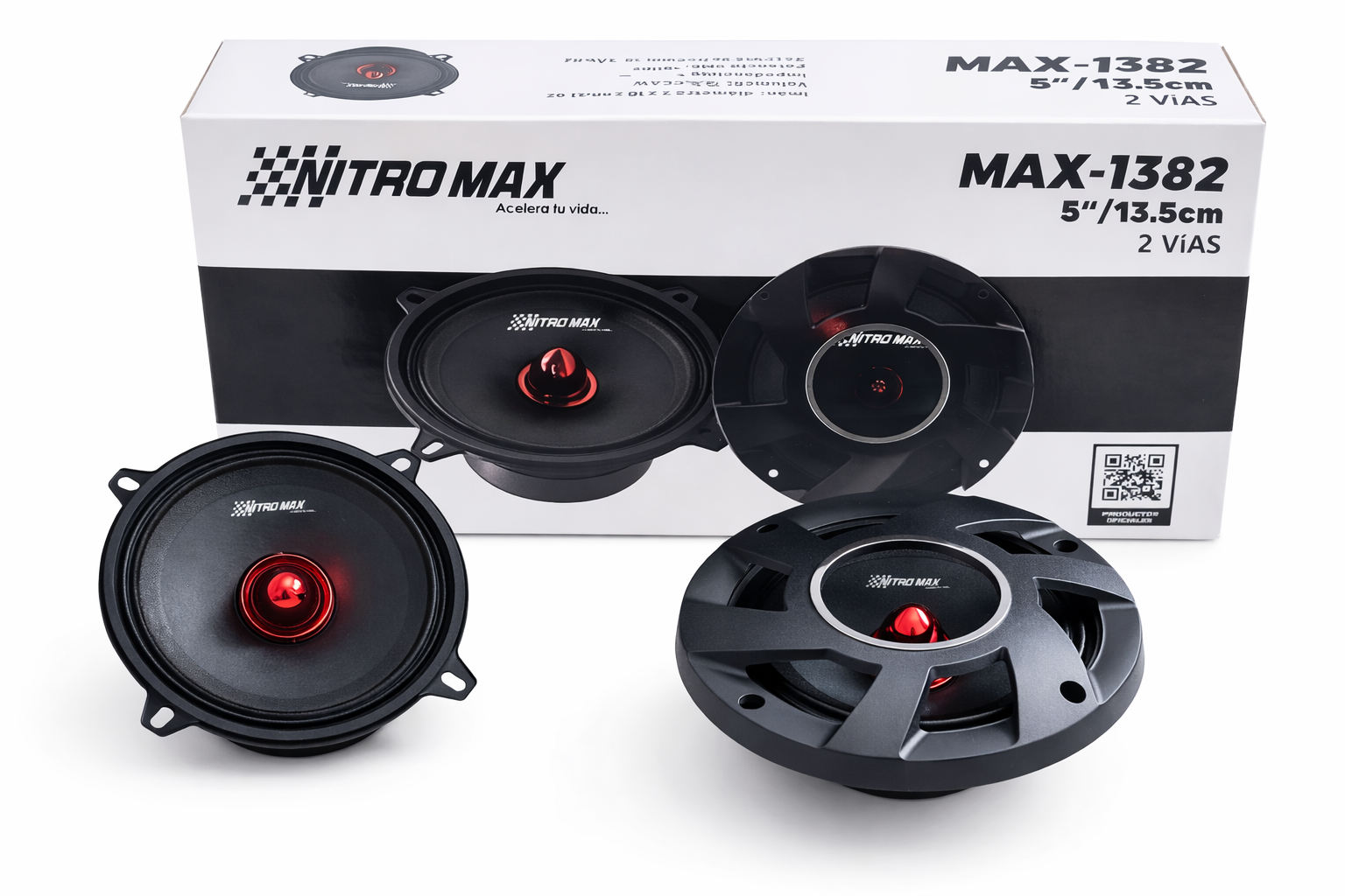 Kit Parlantes Medio 5" Redondo 380W | Audio de Alta Potencia para Vehículos