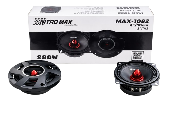 Kit Parlantes Medio 4" Redondo 280W | Audio de Alta Potencia para Vehículos