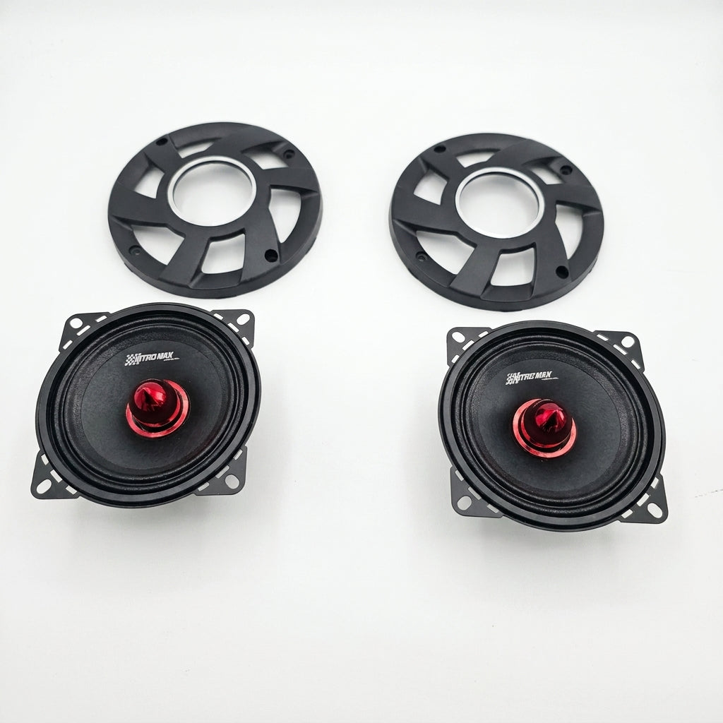 Kit Parlantes Medio 4" Redondo 280W | Audio de Alta Potencia para Vehículos