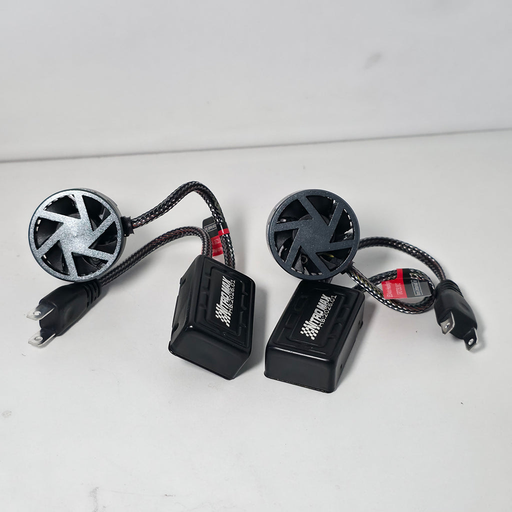Foco LED H7 Nitro Max con cuerpo de aluminio grado aviación.
