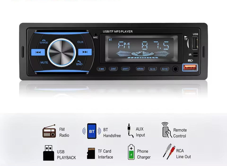 Radio Mp3 Bluetooth Luz RGB