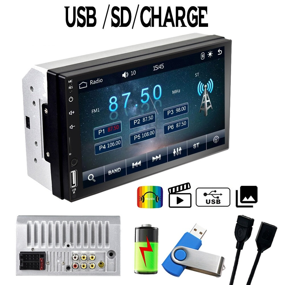 Radio Mp5 pantalla 7" + Control al Volante