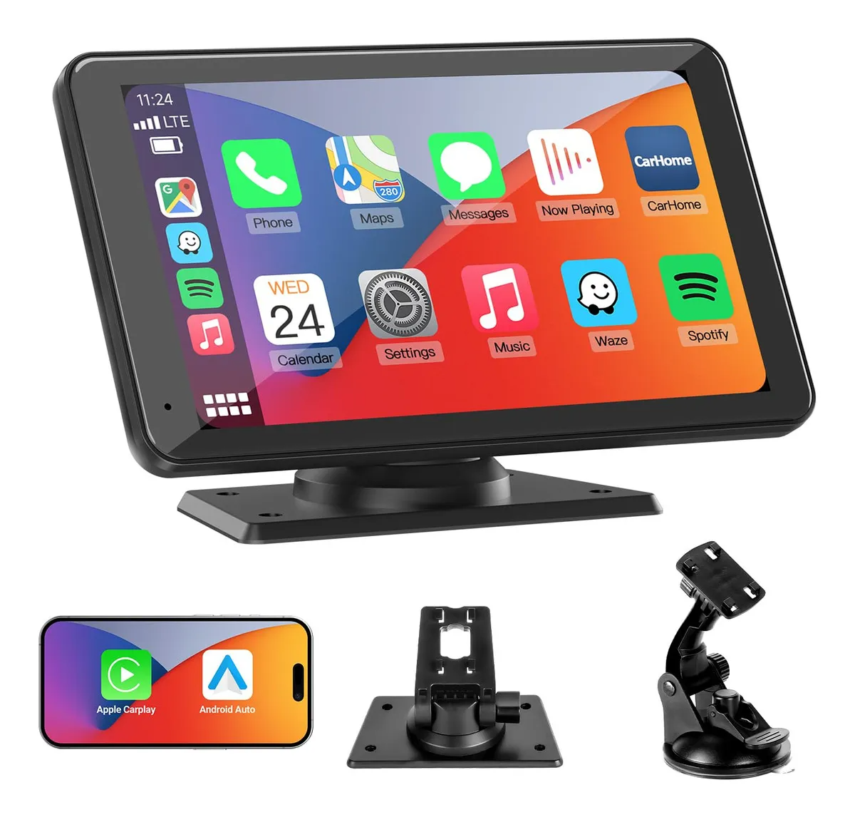 Pantalla 7" mp5 Carplay  Androidplay