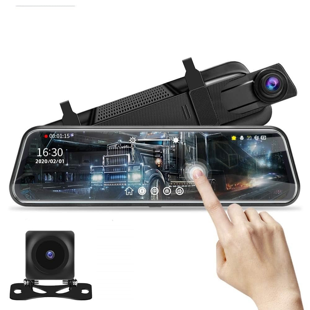 Pantalla Retrovisor Full HD Dash Cam