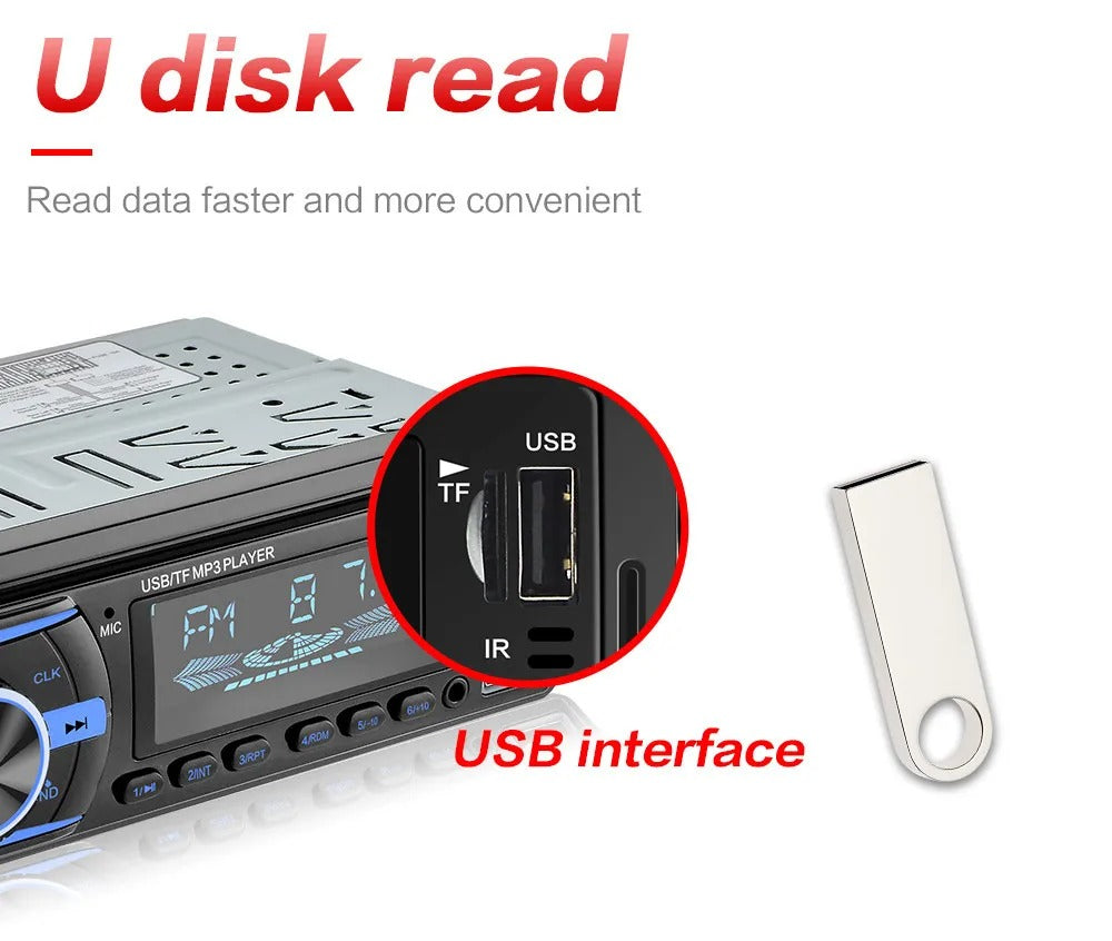 Radio Mp3 Bluetooth Luz RGB