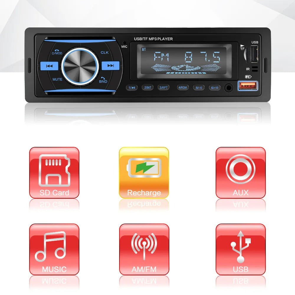 Radio Mp3 Bluetooth Luz RGB