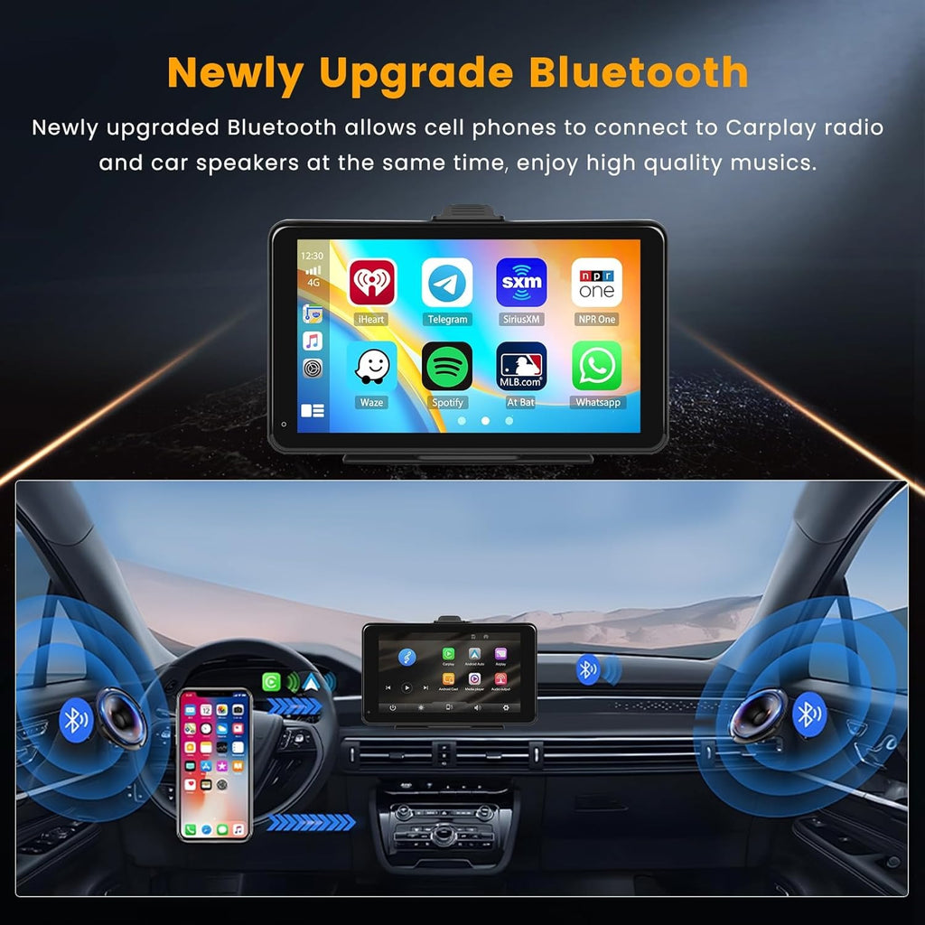 Pantalla 7" mp5 Carplay  Androidplay