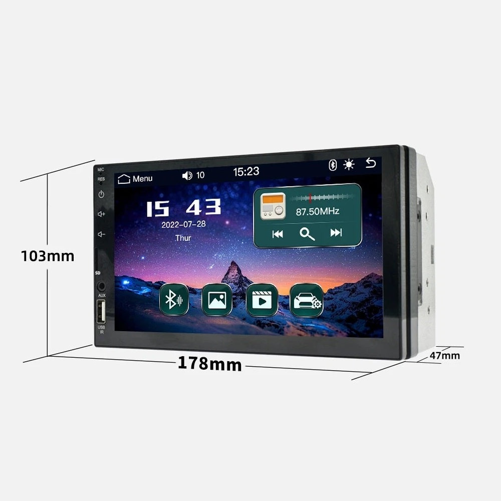 Radio Mp5 pantalla 7" + Control al Volante