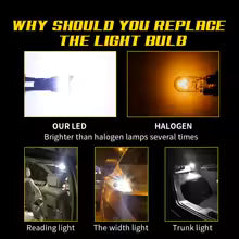 Foco led T10 luz fija 12-24v CANBUS