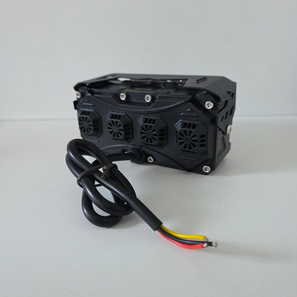 Kit de bases metálicas y tornillería para instalación del faro Nitro Max.