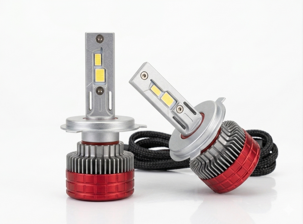Kit Focos LED Turbo Premium 200W | 40,000 Lúmenes, Alcance +300m, Duración +50,000H