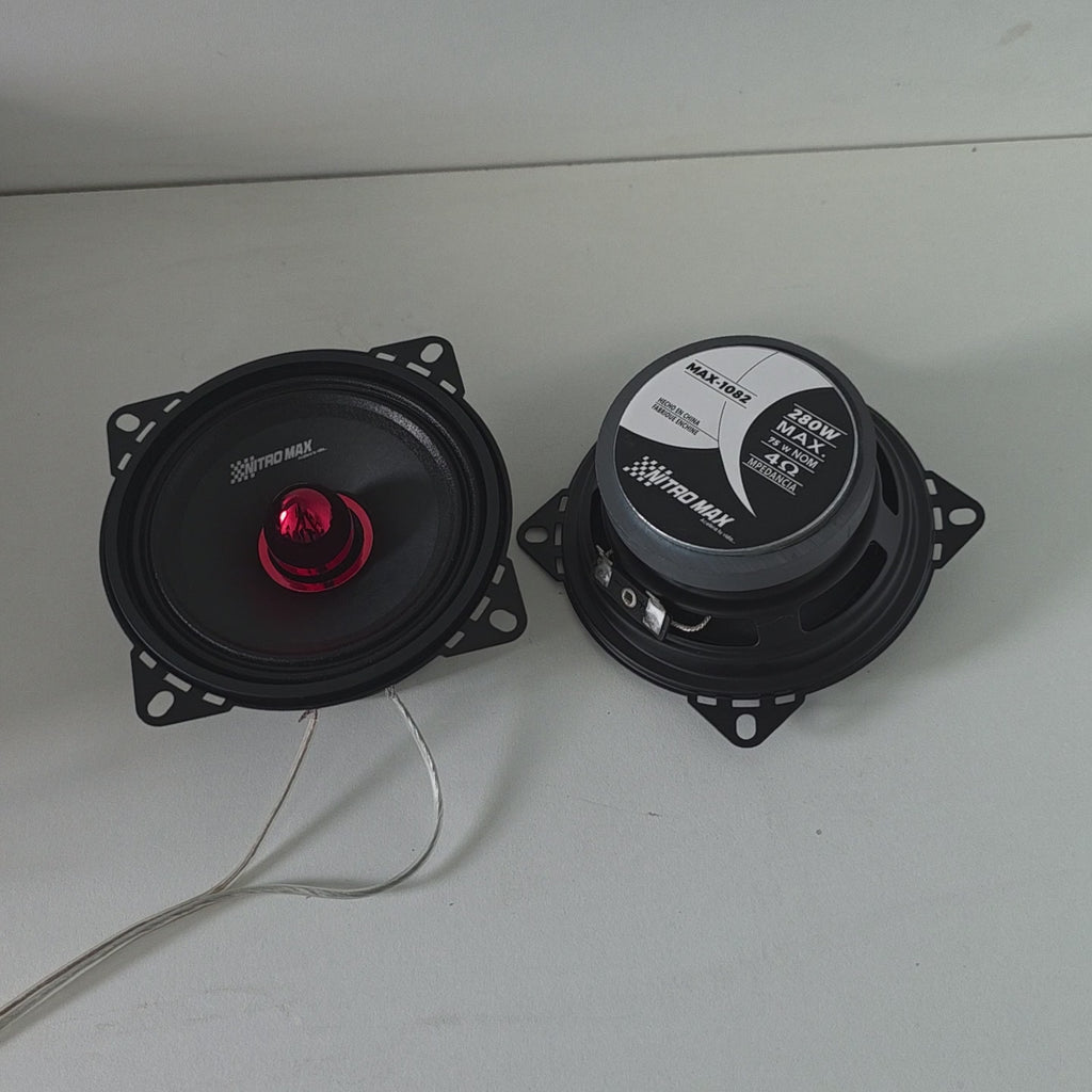 Kit Parlantes Medio 4" Redondo 280W | Audio de Alta Potencia para Vehículos