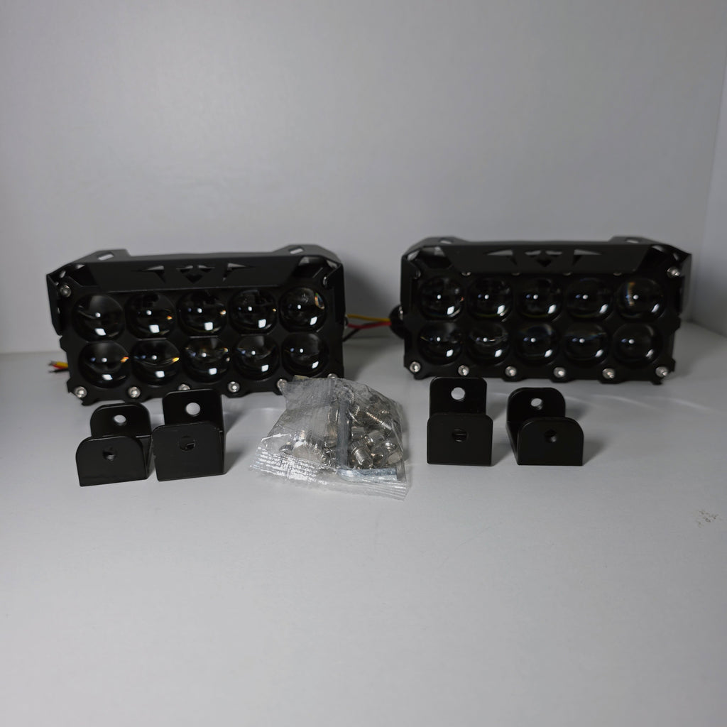 Detalle de los ventiladores de enfriamiento activo del faro LED Nitro Max.